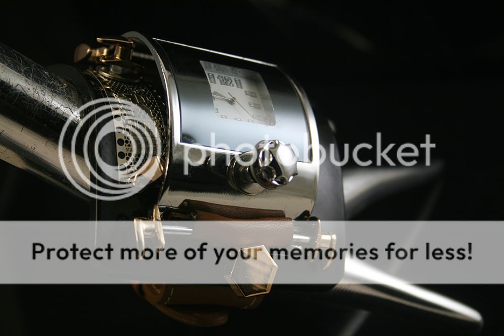 unusual design steampunk wrist watch cuff Hi Tek Alexander - Hi